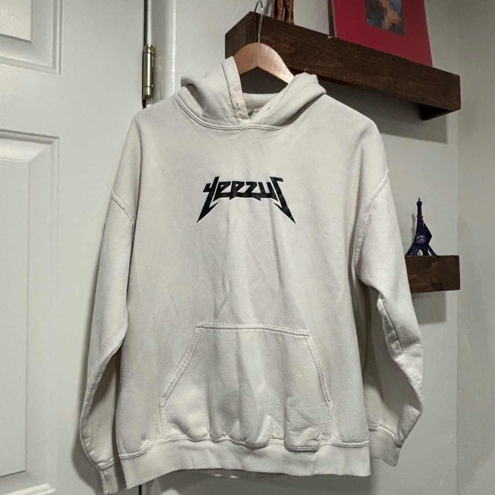 “Yeezus” Cream Hoodie
